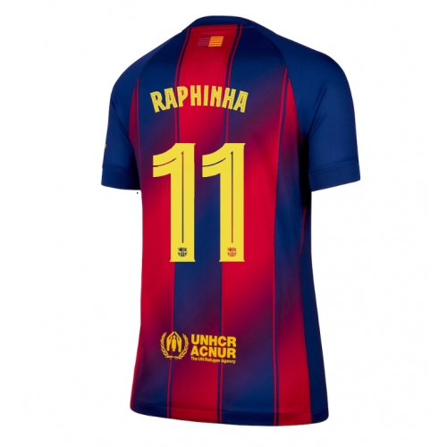 Billige Fotballdrakt Barcelona Raphinha Belloli #11 Replika Hjemmedrakt Dame 2025-26 Kortermet Billige Fotballdrakt Barcelona Raphinha Belloli #11 Replika Hjemmedrakt Dame 2025-26 Kortermet